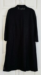rabbit rabbit rabbit designs WOMENS DRESS SIZE 8 BLACK JACQUARD SOLID WITH BLAZE