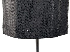 NWT ST. JOHN Knits Black Sequin Stretch Crepe Sheath Shift Dress sz 16 $1495