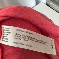 Eileen Fisher Pink Viscose Sleeveless Jersey Flare Dress Womens Medium