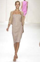 Calvin Klein Collection Spring 2004 Pink Grey Anatomical Seam Slip Dress 10