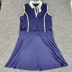 Callaway Women&rsquo;s Solid Navy Sleeveless Golf Dress Peacoat Size Large New NWT