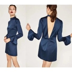 ZARA Backless Mini Dress Women&rsquo;s Size S