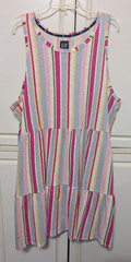 Gap Dress Lightweight Tiered Layered Sleeveless Summer XX-Large Pockets XXL W-17