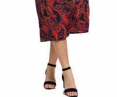 Spaghetti Strap Summer Midi Dress Green Paisley Pink Blue Sundress Medium, L, XL