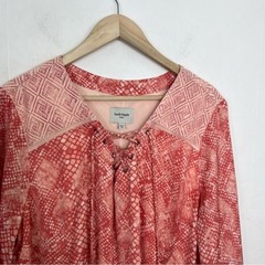 Haute Hippie Tribe Light Coral Pink Python Dress Size 1X