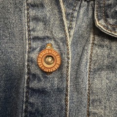 FRYE Womens 100% Cotton Form Fitting Denim Dress Button Front Pockets