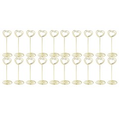 20Pcs Golden Multi-Function Message Clips Reusable Household Picture Holder