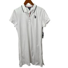 U.S. Polo Assn. | Optic White Polo Dress – Women Size XL # H87