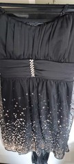 Juniors Black RUBY ROX Cocktail Party Evening Dress ~ Med