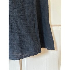 Color Me Cotton CMC Black Gauze Maxi Dress Size Small Made in USA 100% Cotton