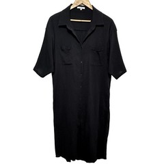 Z Supply Button Down Midi Shirt Dress Cover Up Womens M/L Gauze Beach Resort