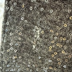 Vivienne Tam Sequin Knit Mini Dress Gray Womens Size Small Party Gala Sparkle