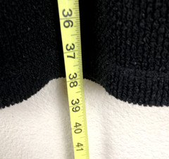 Clara Sunwoo Dress Womens Small Black Knit Sweater Mock Neck Pockets Made USA