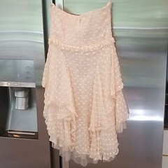 💕FREE PEOPLE X SPELL & THE GYPSY💕 Mira Bustier RaRa Dress Ivory Large NWT