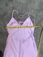 Zara Bow Back Lave Long Sexy Dress