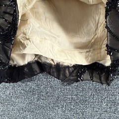 Alyce Designs Silk Dress 10 Floral Beaded Embroidered Strapless Formal Evening