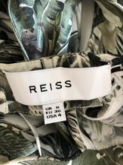 £195 REISS ADELIA Jungle Botanical Asymmetric Dress UK 8 Wedding Races Cruise