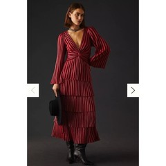 NWT❤️Anthropologie Cecilia Prado Twist-Front Dress szMP