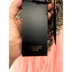 Terani Couture 2011P1070 Blush Beaded Tulle Gown | Size 4 | NWT