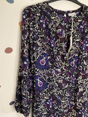 Fat Face UK 12 NWT Annie Inspirit Floral Dress Black Pockets Long Sleeve RRP £65