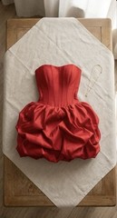 Women Dress Red 36 #6U4Q