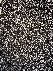 Black & White floral comfort wear dress w/pockets lightweight stretch sz 3x
