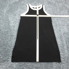 Kaia Dress Womens XLP Petite Black Contrast Trim Sleeveless Shift A-Line NWT