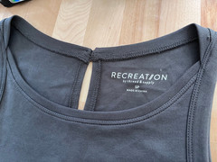 Recreation Thread & Supply GRAY Sleeveless Romper w/ Drawstring – Women&rsquo;s Sz S