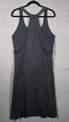 ​Horny Toad Conversion Dress L Black Organic Cotton Layered Racerback Athleisure