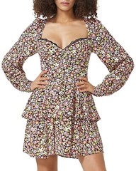 AFRM Women&rsquo;s Modesto Sweetheart Mini Dress Multi Color B4HP $138