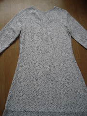 SAINT+SOFIA WHITE/POLKA DOT LYOCELL ZIP BUTTON CUFF 3/4 SLEEVE UK 12