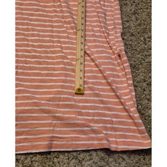 Old Navy Short Sleeve Striped T-Shirt Dress Women&rsquo;s Size Medium Pink White