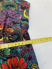 Nooworks California USA Multicoloured Sun Dress Retro Style Fabric