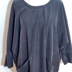 Silence + Noise Black Mini Shift Dress Size Small