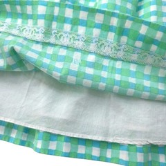 Lilly Pulitzer Strapless Ruffle Gingham Mini Dress Womens Medium Cottagecore