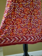 NWT Max Studio Red Orange White Multi Floral Sleeveless Dress Sz Small MSRP $98