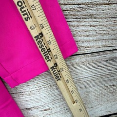Tuckernuck Dress Womens Designer Size M Fuchsia Bows Lined Long Sleeve Pockets