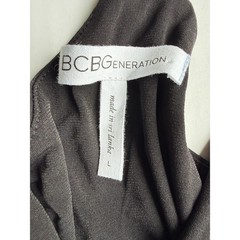 BCBGeneration Black V-Neck Racerback Mini Dress with Pockets Size L