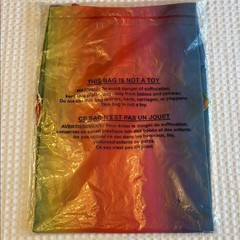 NEW! Iron Fist Somewhere Rainbow Sheer Mesh Mini Dress Sequin Heart LARGE Pride