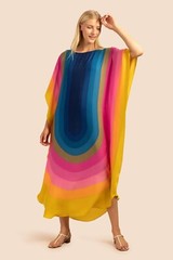 Women&rsquo;s Beautiful Fancy Satin Silk Kaftan, Maxi Beach Coverups for Women J5703