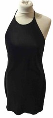 Urban Outfitters Short Strappy Black Pencil Dress U.K. Small (8-10)