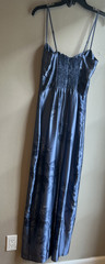 Reformation Frankie Trieste Border Silk Slip Dress – size 4 – retail $298