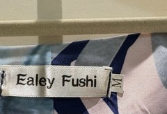 Ealey Fushi Women&rsquo;s Halter Shift Dress Tropical Floral Blue Pink Short M.