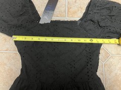 Disturbia Euthymia Broderie Puff Sleeve Maxi Dress Gothic Witchy Size US 2 NWT