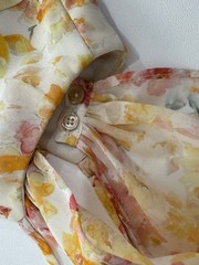 Birdy Grey Devin Floral A-Line Maxi Convertible Sleeves Pockets Sz S Multicolor