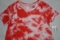 NWT! Women&rsquo;s Red Tie Dye BOBBIE BROOKS Stretch Summer Sundress Dress Pick Size!