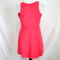 Gap Fit Athletic Dress Womens Size L Pink Sleeveless V Neck Shorts Underneath