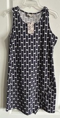 NWT Pink Republic Navy Geo Dress Size XL