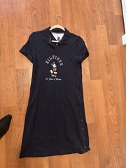 Tommy Hilfiger X Disney Women&rsquo;s 100 Years Of Wonder Mickey Flex Mesh Polo Dress