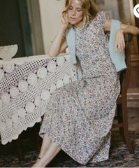 DÔEN Rhodia floral-print organic cotton-voile midi dress